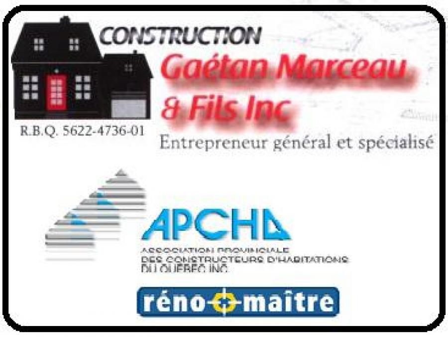 CONSTRUCTION RÉNOVATION  GAÉTAN MARCEAU & FILS INC St-Malachie Logo